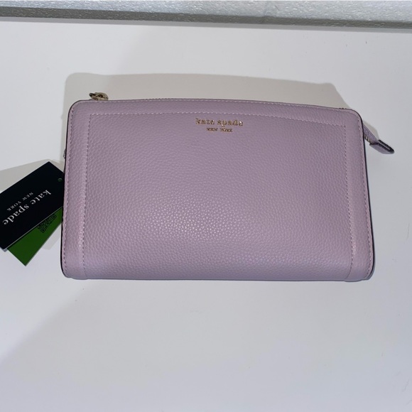 kate spade Handbags - Kate Spade Lavender Clutch NWT